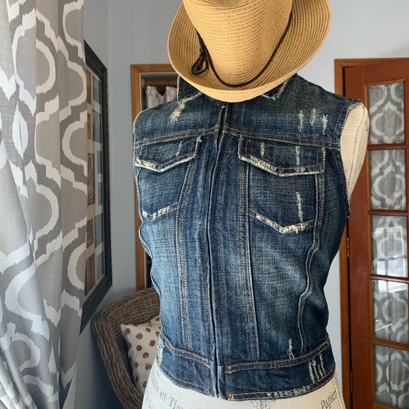 Denim Jean Vest - Picture 8 of 10